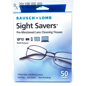 BAUSCH & LOMB  Sight Savers Pre-Moistened Lens Cleaning Tissues