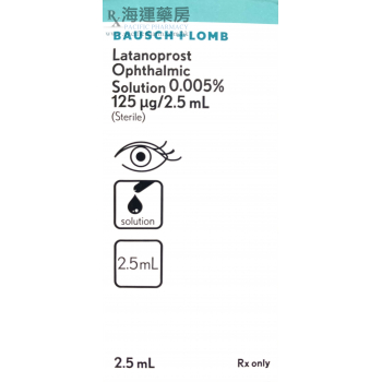 BAUSCH & LOMB LATANOPROST OPHTHALMIC SOLUTION