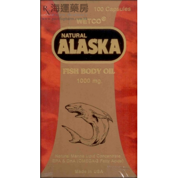 美國亞拉斯加深海魚油丸 Alaska Fish Body Oil