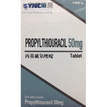 丙基硫氧嘧啶 PROPYLTHIOURACIL TAB 50MG (SYNCO)