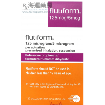 呼特康 FLUTIFORM 125 MICROGRAM/5 MICROGRAM PER ACTUATION PRESSURISED INHALATION SUSPENSION 